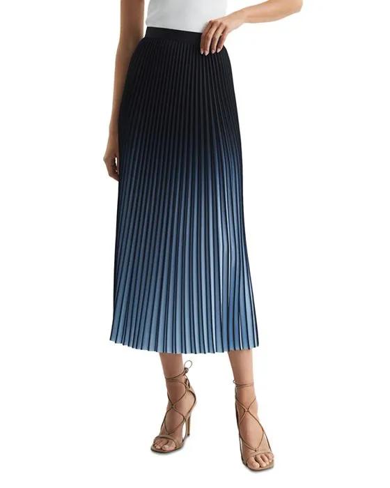 Marlie Pleated Midi Skirt 