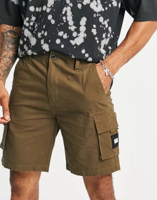 Mascia cargo shorts in khaki