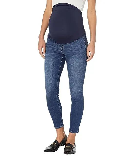 Maternity Over-the-Belly Skinny Jeans in Danny Wash: TENCEL™ Denim Edition