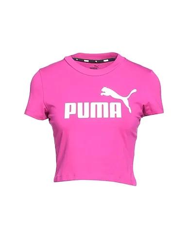 Mauve Jersey Crop top ESS Slim Logo Tee