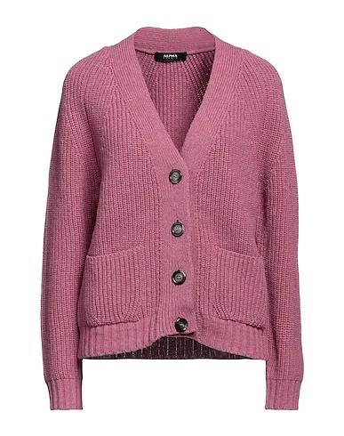 Mauve Knitted Cardigan