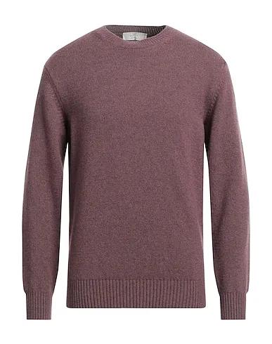 Mauve Knitted Cashmere blend