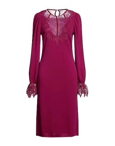 Mauve Knitted Midi dress
