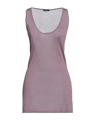 Mauve Knitted Silk top