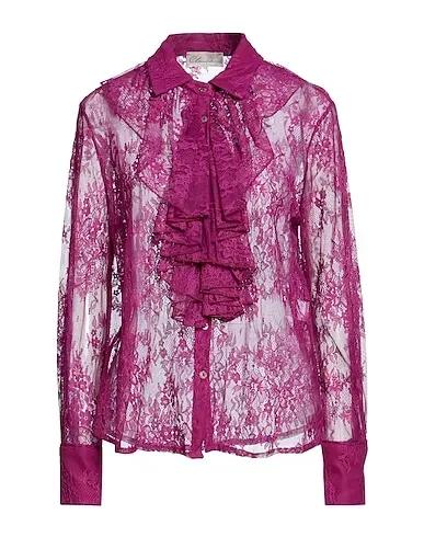 Mauve Lace Lace shirts & blouses