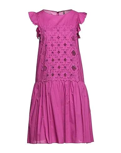 Mauve Lace Midi dress