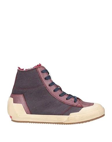 Mauve Leather Sneakers
