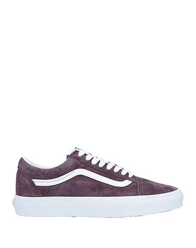Mauve Leather Sneakers