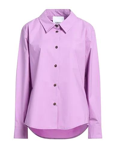 Mauve Poplin Solid color shirts & blouses