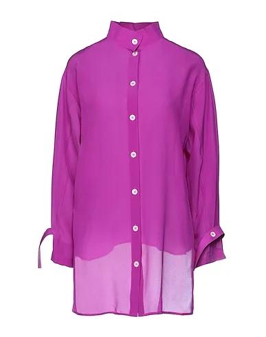 Mauve Satin Silk shirts & blouses