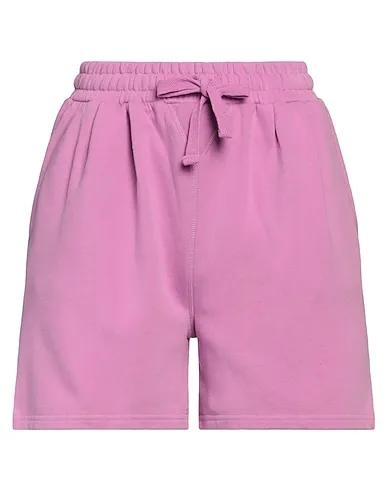 Mauve Sweatshirt Shorts & Bermuda
