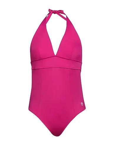 Mauve Synthetic fabric One-piece swimsuits