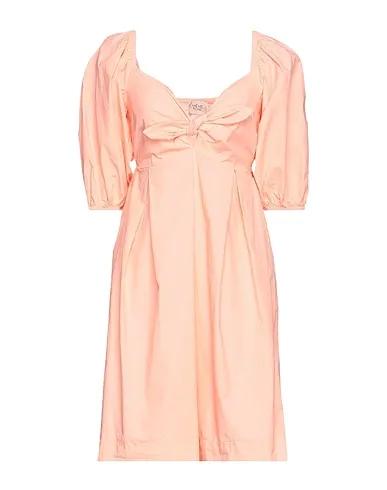 MÊME ROAD | Salmon pink Women‘s Short Dress