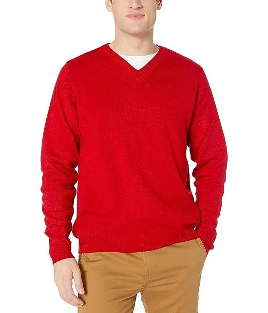 Men's Adult Unisex Long Sleeve V-Neck Sweater