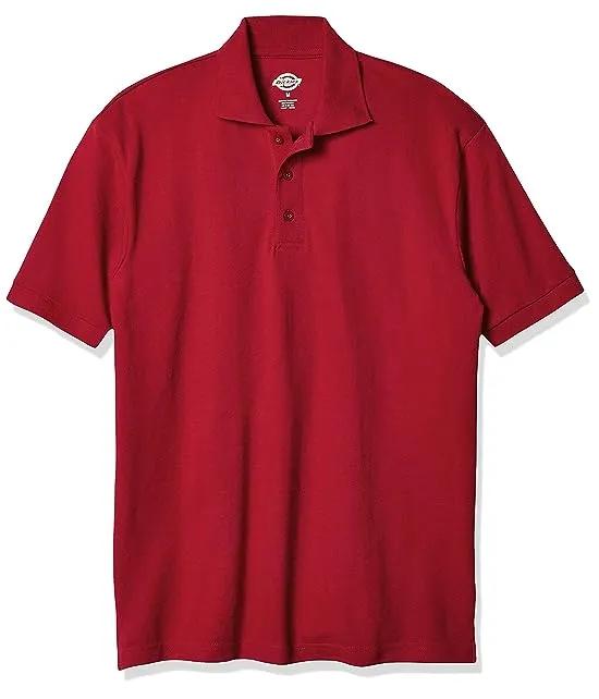 Men's Big Short-Sleeve Pique Polo Shirt