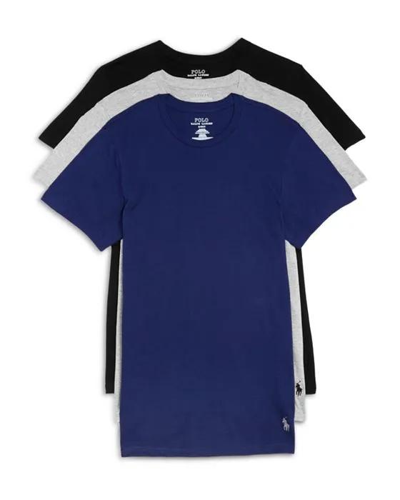 Men's Classic Fit Cotton Crewneck Tees, Pack of 3