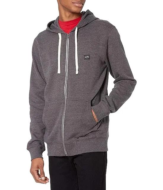 Men's Classic Premium Full Zip Fleece Sweatshirt Hoodie