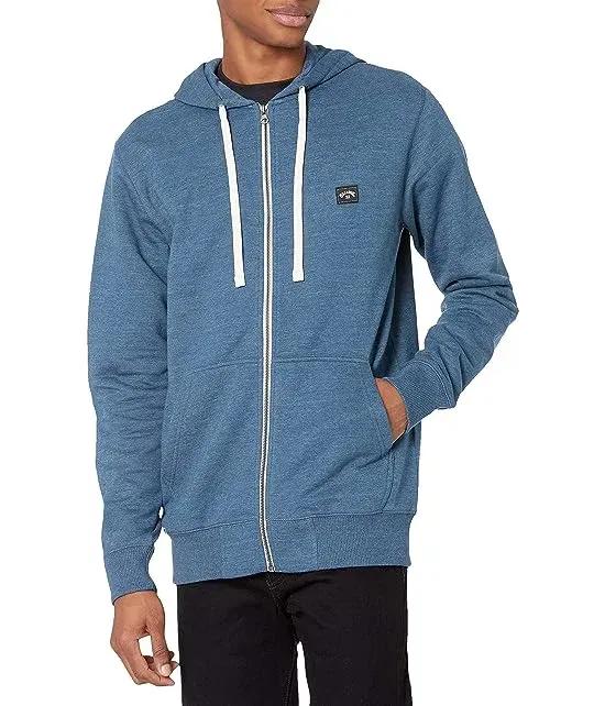 Men's Classic Premium Full Zip Fleece Sweatshirt Hoodie