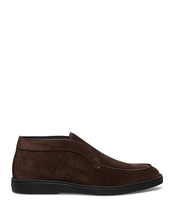 Men's Detroit Laceless Slip On Chukka Boots
