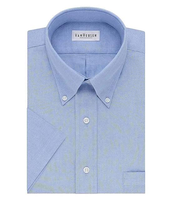 Men's Dress Shirts Short Sleeve Oxford Solid