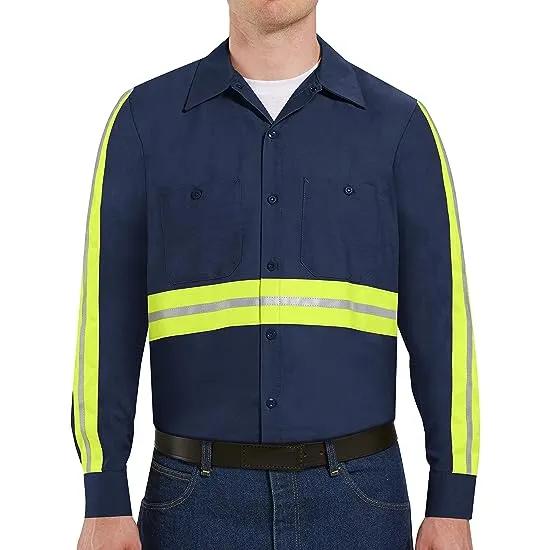 Men's Industrial 2 Piece Lined Collar Work Shirt