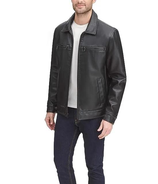 Men's James Faux Leather Jacket