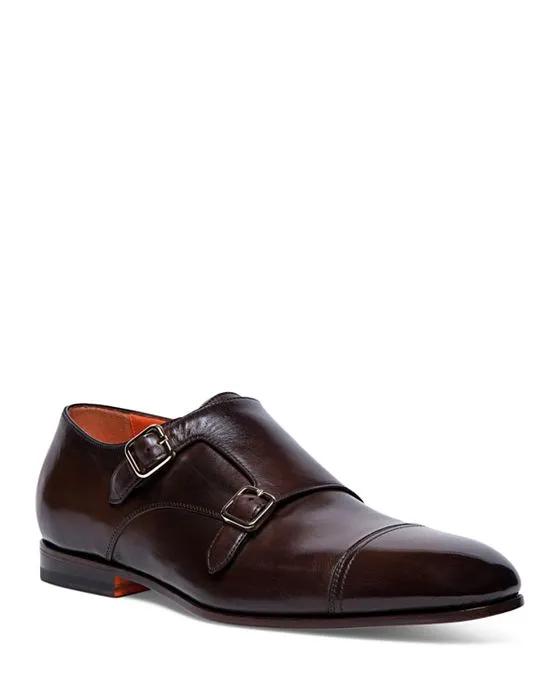 Men's Lavante Cap Toe Double Monk Strap Dress Shoes