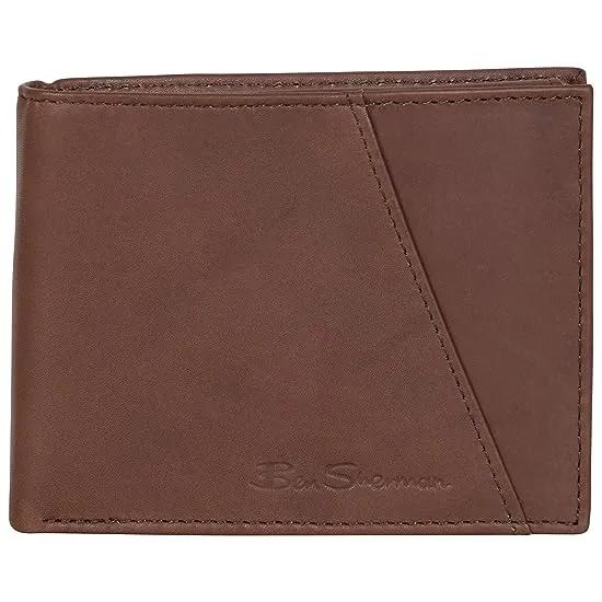 Men's Manchester Slim Bifold Full-Grain Leather RFID Minimalist Gift Box Wallet