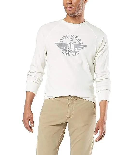 Men's Regular Fit Long Sleeve Crewneck Sweatshirt