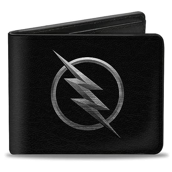 Men's Reverse Flash Logo Black/Silver Etching, Multicolor, Standard Size