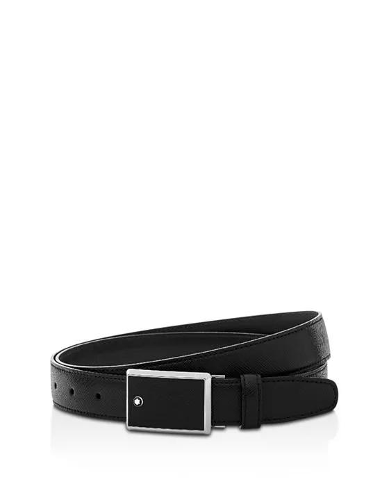 Men's Sartorial Collection Black Buckle Belt