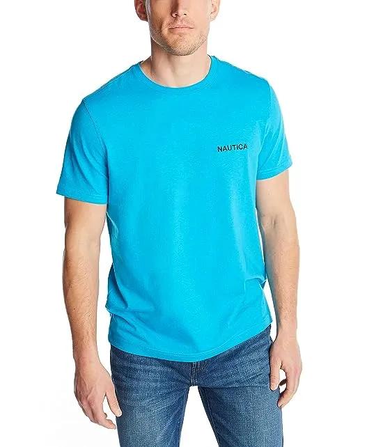 Men's Short Sleeve Solid Crew Neck T-Shirt