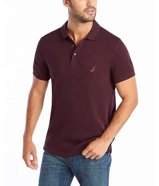 Men's Slim Fit Short Sleeve Solid Soft Cotton Polo Shirt