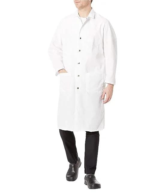 Men's Snap-Front Spun Polyester Butcher Coat