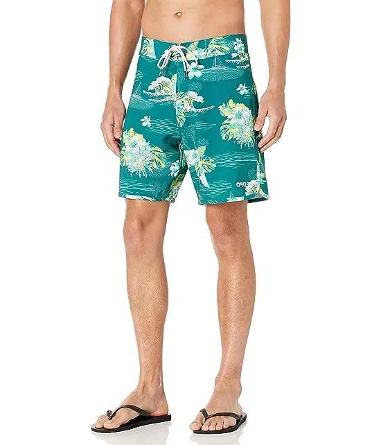 Men's Standard Tropical Bloom 18 Boardshort