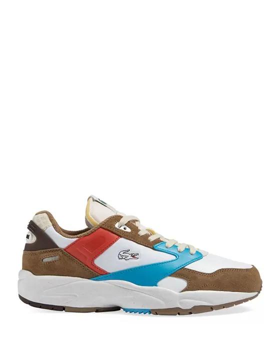 Men's Storm 96 Lo Color Blocked Lace Up Sneakers