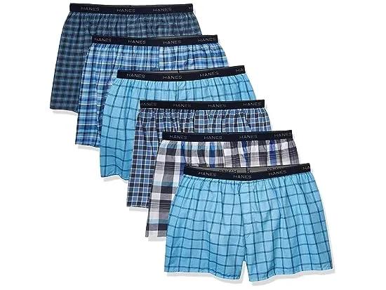 Men's Tagless Boxer with Exposed Waistband, Multiple Packs Available