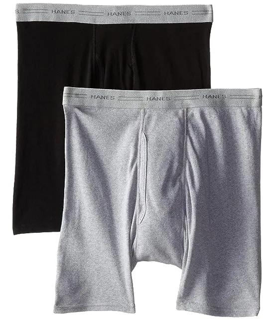 Men's Tagless Cool Dri Boxer Briefs with ComfortFlex Waistband-Multiple Packs Available