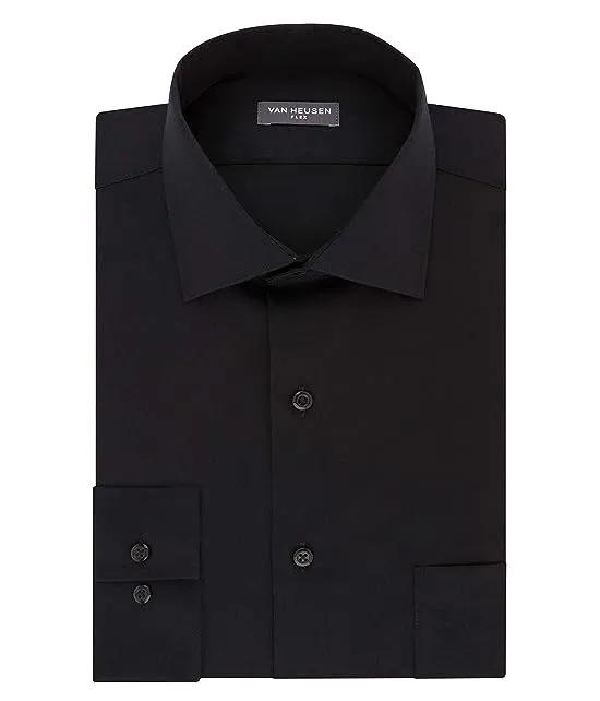 Men's TALL FIT Dress Shirt Flex Collar Stretch Solid (Big and Tall)
