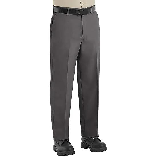 Men's Wrinkle-Free Regular Fit Twill Blend Work Pants