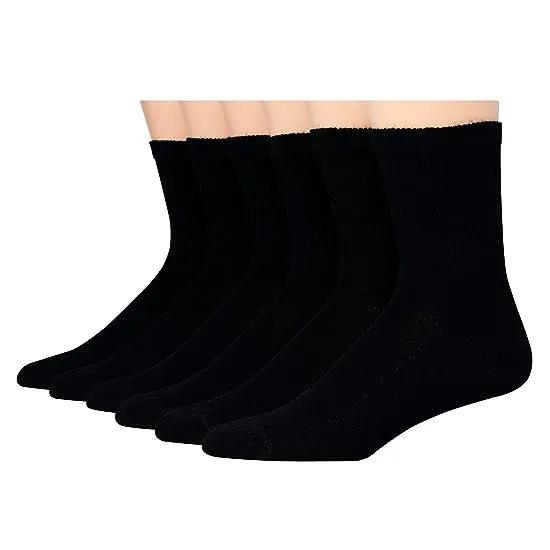 Mens Double Crew Socks 12-pair Pack, Available in Big & Tall
