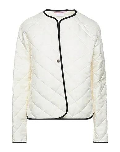 Ivory Techno fabric Shell  jacket