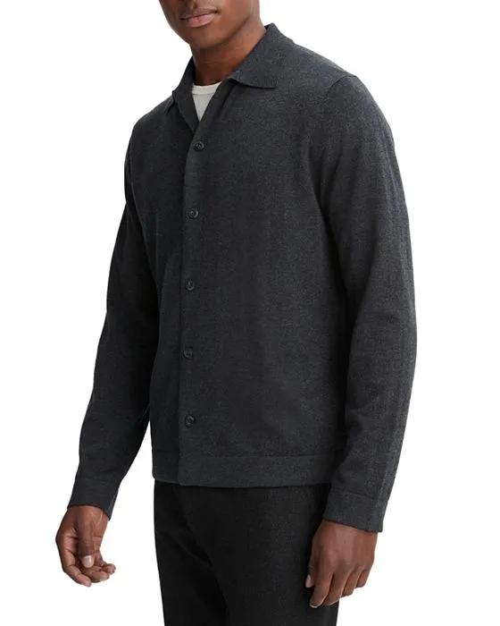 Merino Button Front Cardigan Sweater