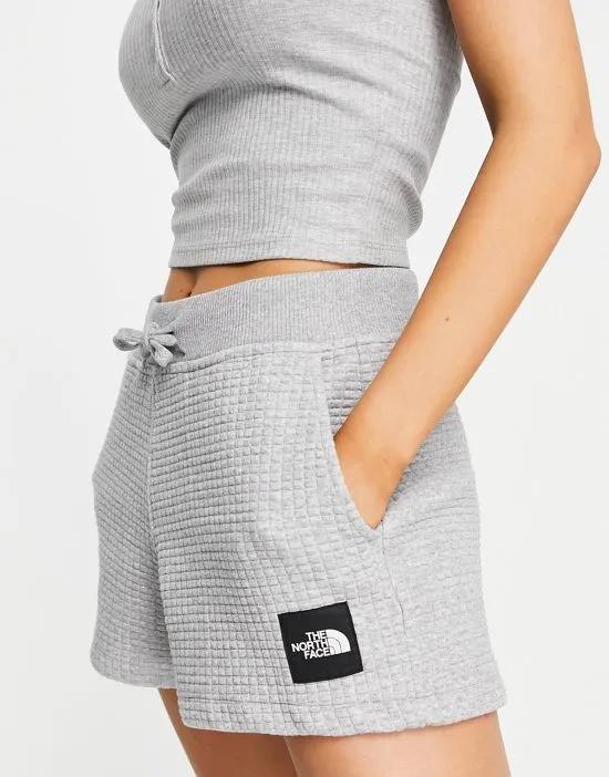 Mhysa quilted shorts in gray