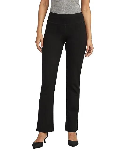 Mid-Rise Bootcut Pull-On Pants