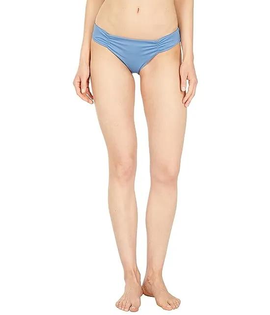 Mid-Rise Ruched Side Lilly Bottoms