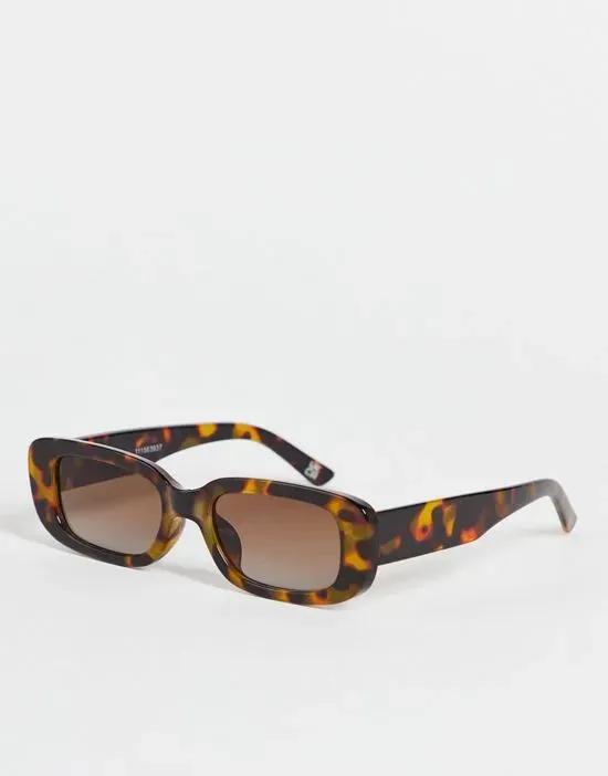 mid square sunglasses in tort