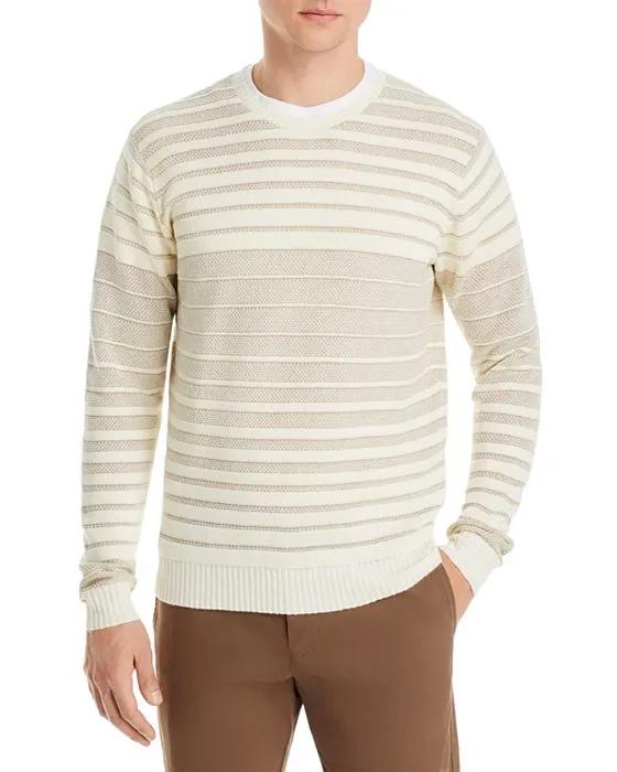 Midi Striped Crewneck Sweater 