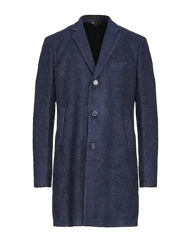 Midnight blue Bouclé Coat