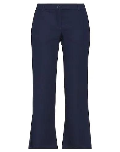 Midnight blue Cady Cropped pants & culottes